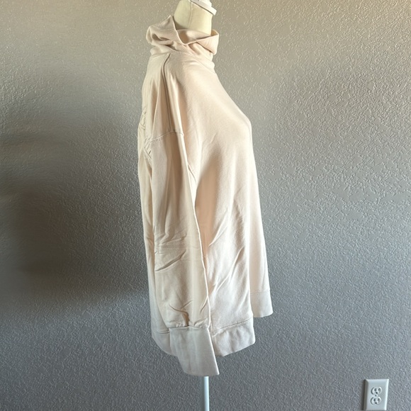 Athleta | Balance Cinch Turtleneck Sweatshirt in Chantilly Cream (NWOT) - Picture 3 of 4